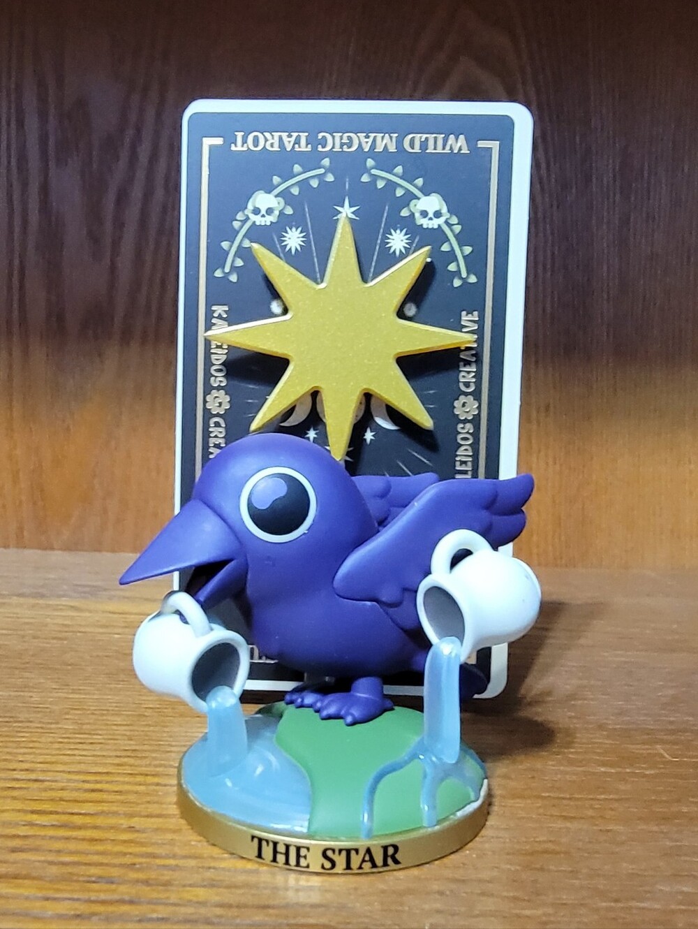 Wild Magic Tarot Mystery Box - Purple Bird Water Pitcher Figurine - The Star